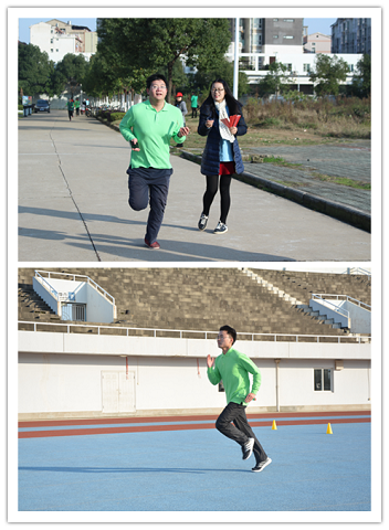 2015年会计学院师生冬季长跑活动快乐开跑
